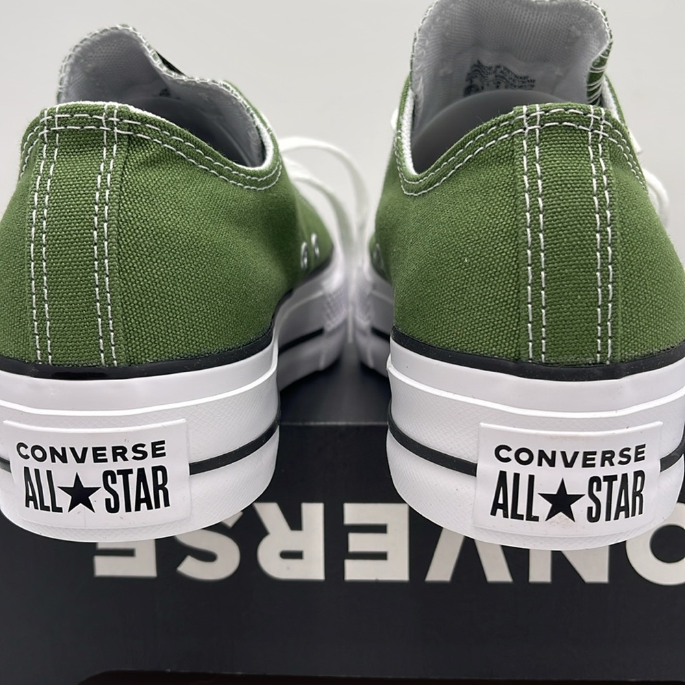 Converse Chuck Taylor Low Top Platform Sneaker - Green - Picture 13 of 16